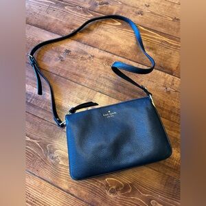 Kate Spade Black Leather Crossbody Bag